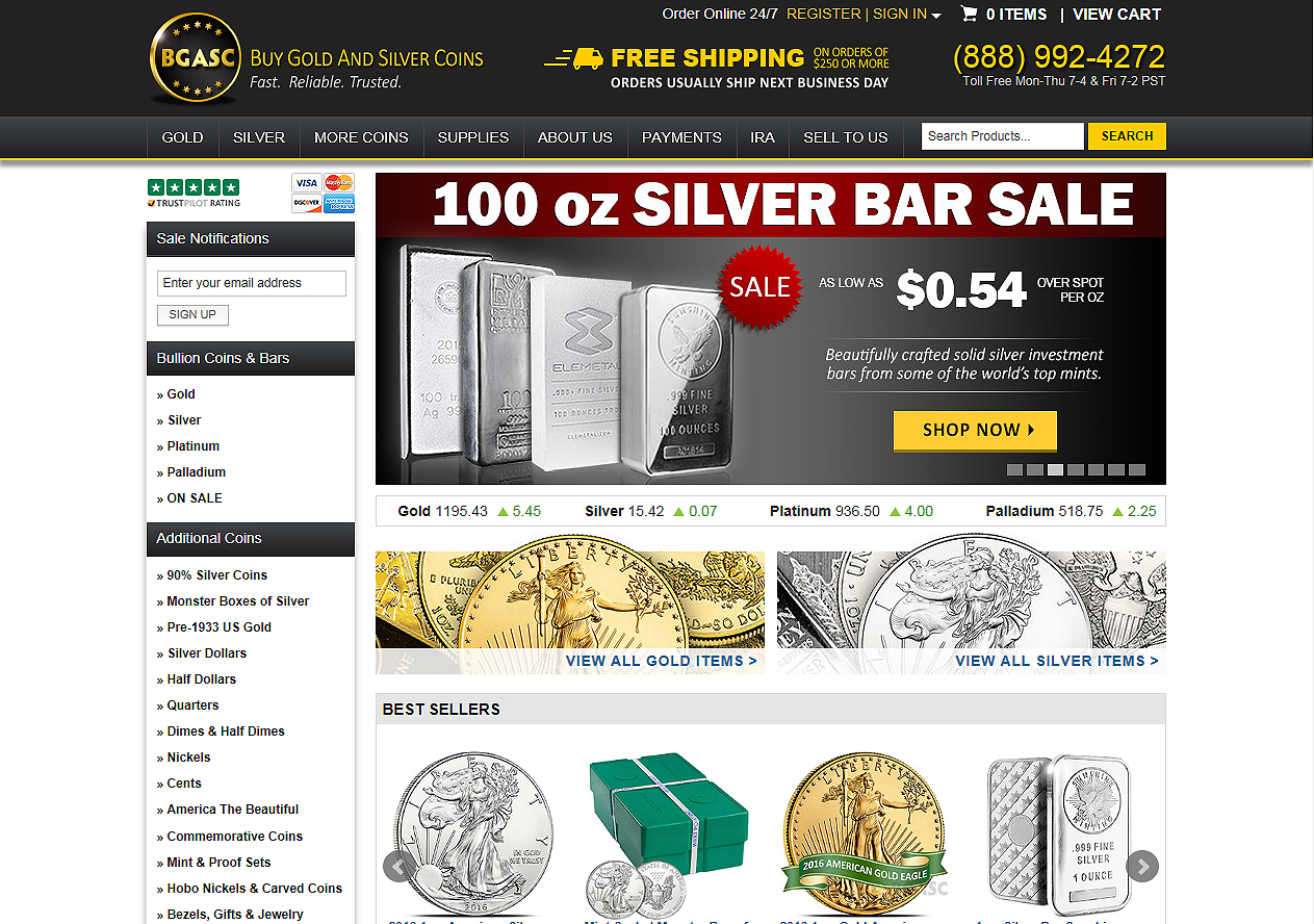 BGASC – Buy Gold And Silver Coins