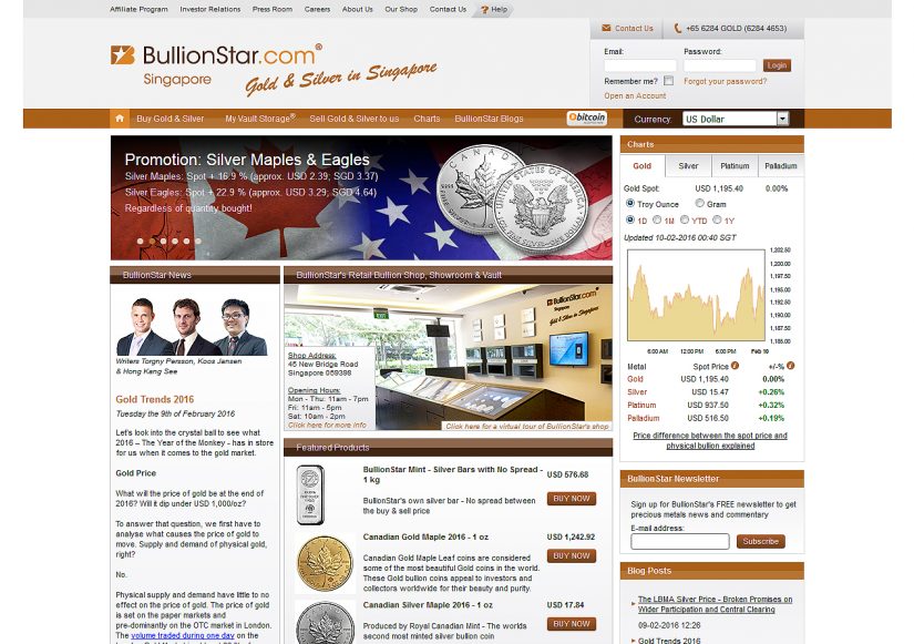 Bullion Star - Affiliate Program Featured Image