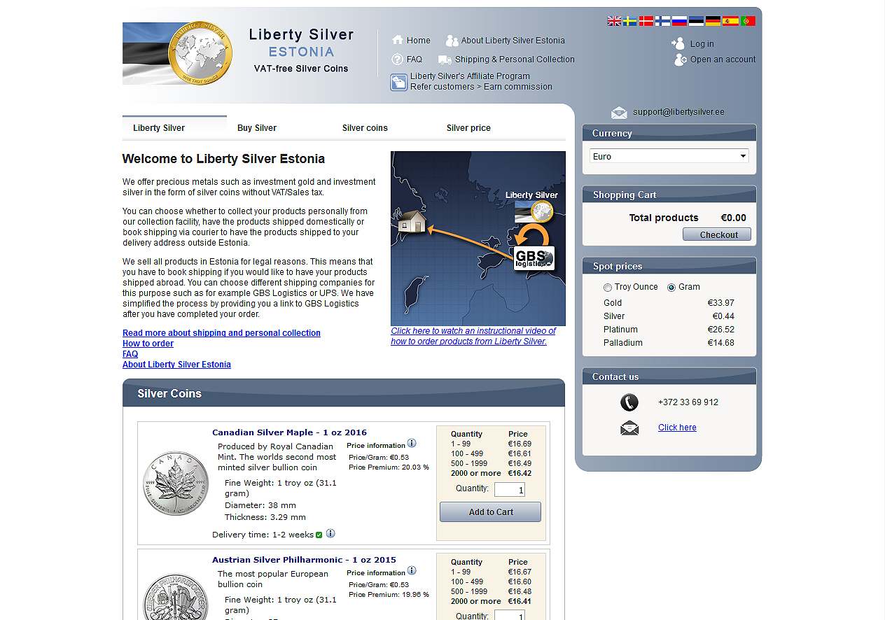 Liberty Silver Estonia